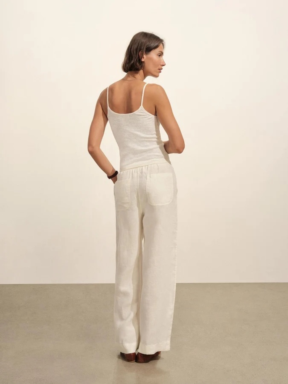 Buck Mason Crosshatch linen easy pant - Sea shell - XS - worn once - Picture 2 of 10